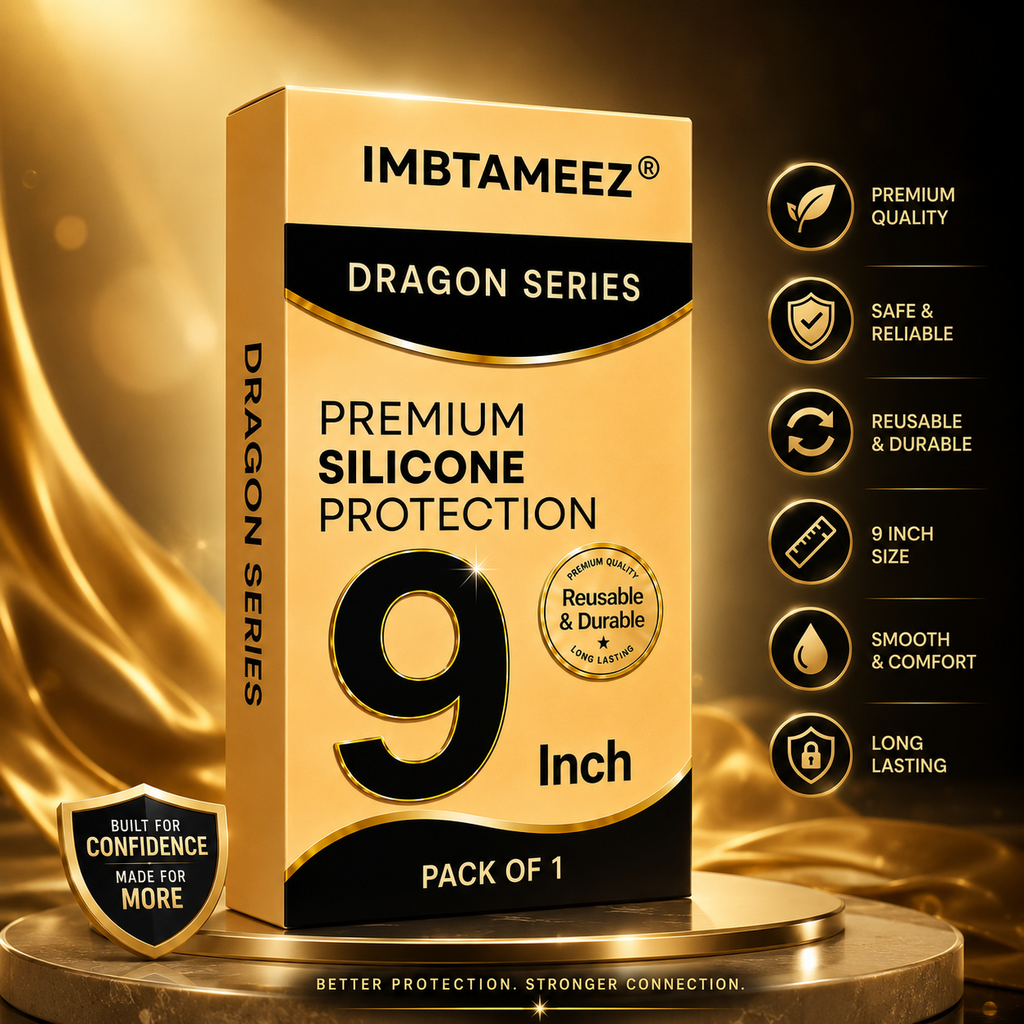Imbtameez Dragon Series Premium Silicone Protection – 9 Inch, Pack of 1