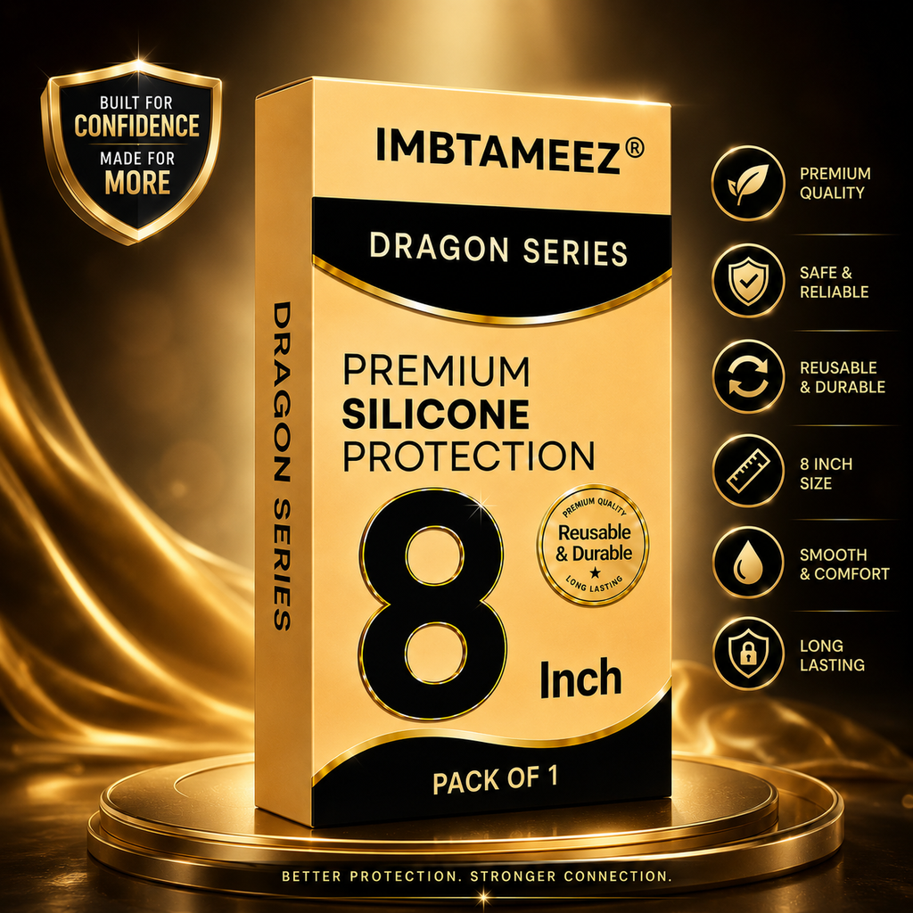 Imbtameez Dragon Series Premium Silicone Protection – 8 Inch, Pack of 1