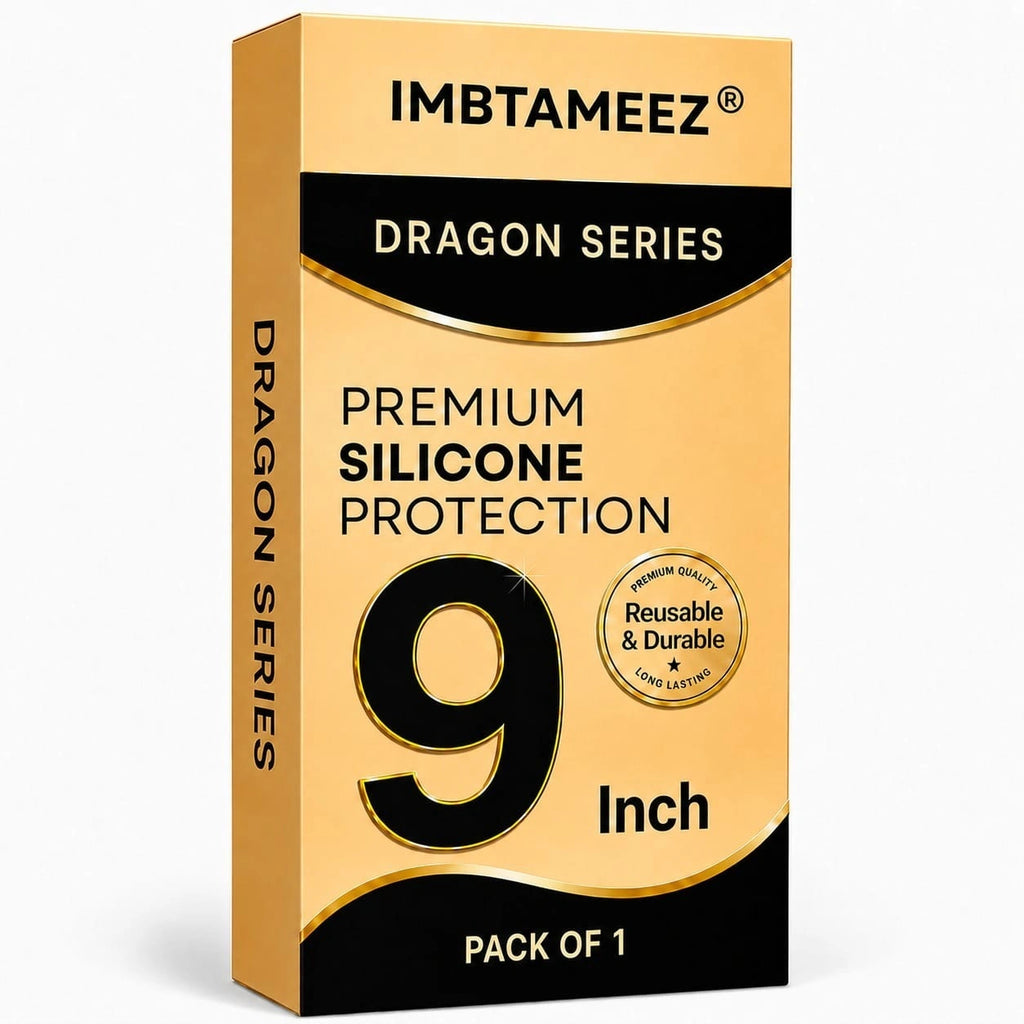 Imbtameez Dragon Series Premium Silicone Protection – 9 Inch, Pack of 1