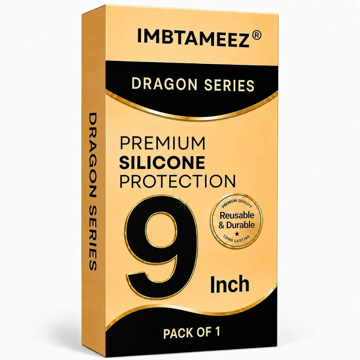 Imbtameez Dragon Series Premium Silicone Protection – 9 Inch, Pack of 1